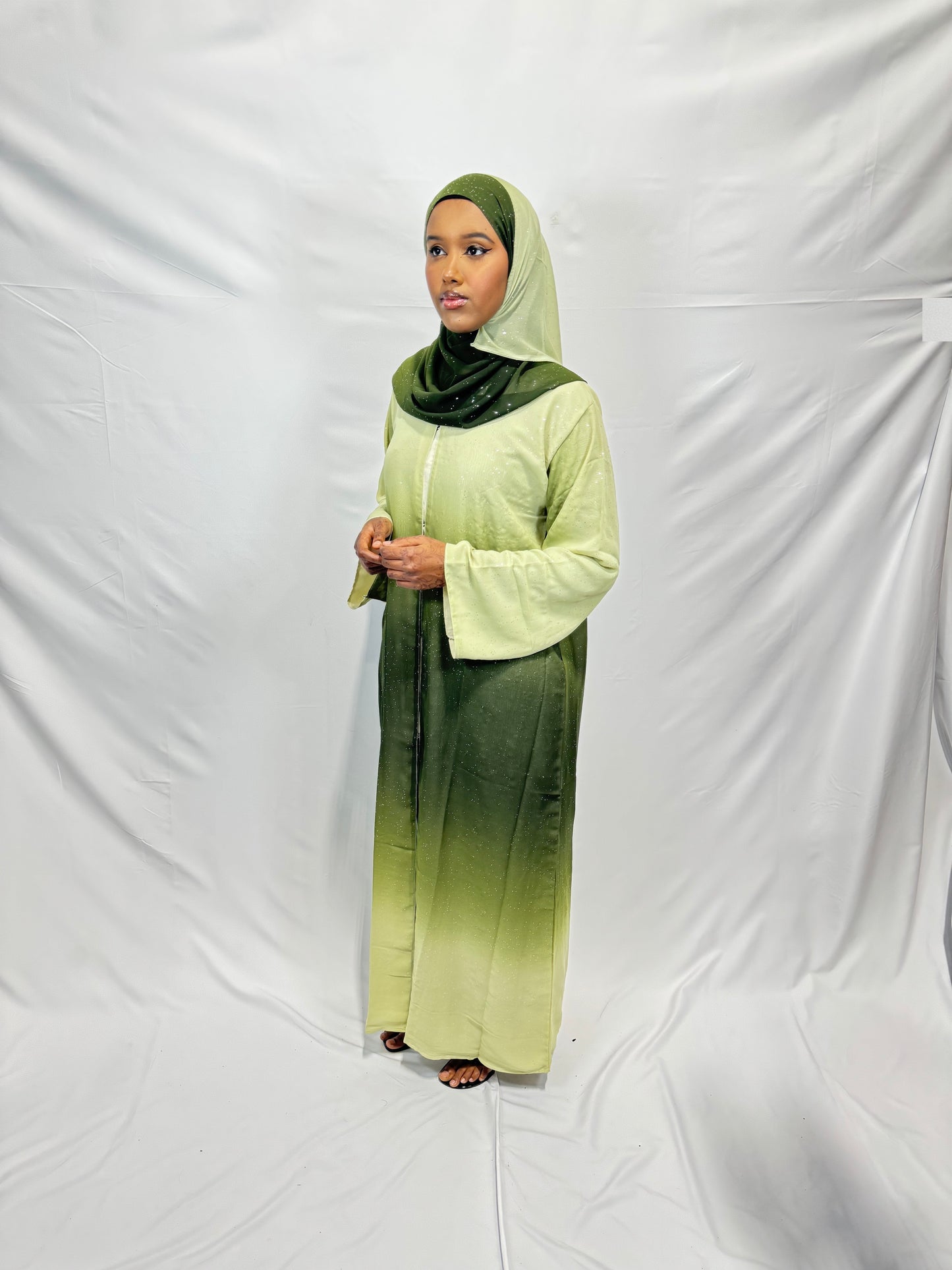 Sparkle Abaya Set