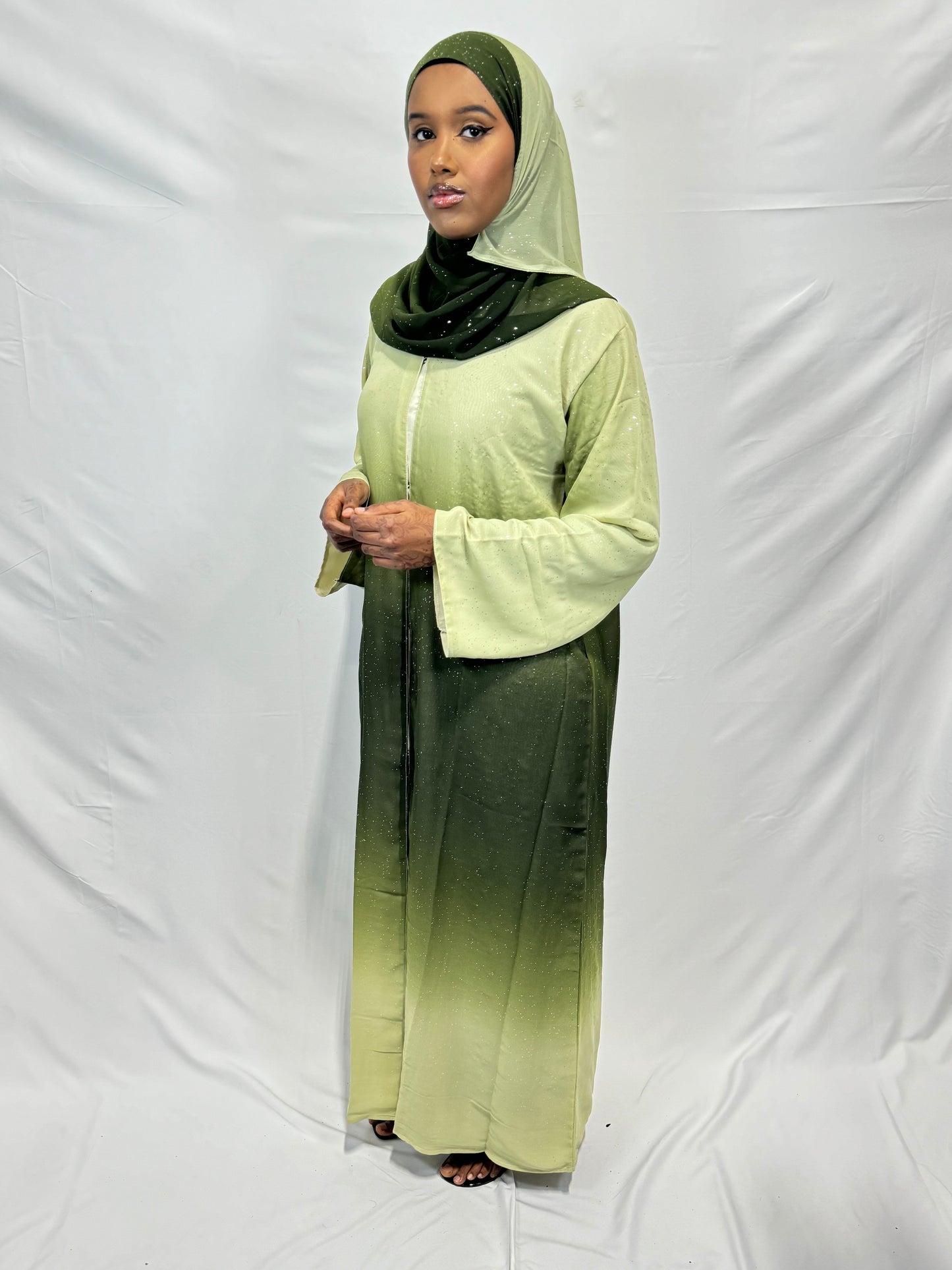 Sparkle Abaya Set