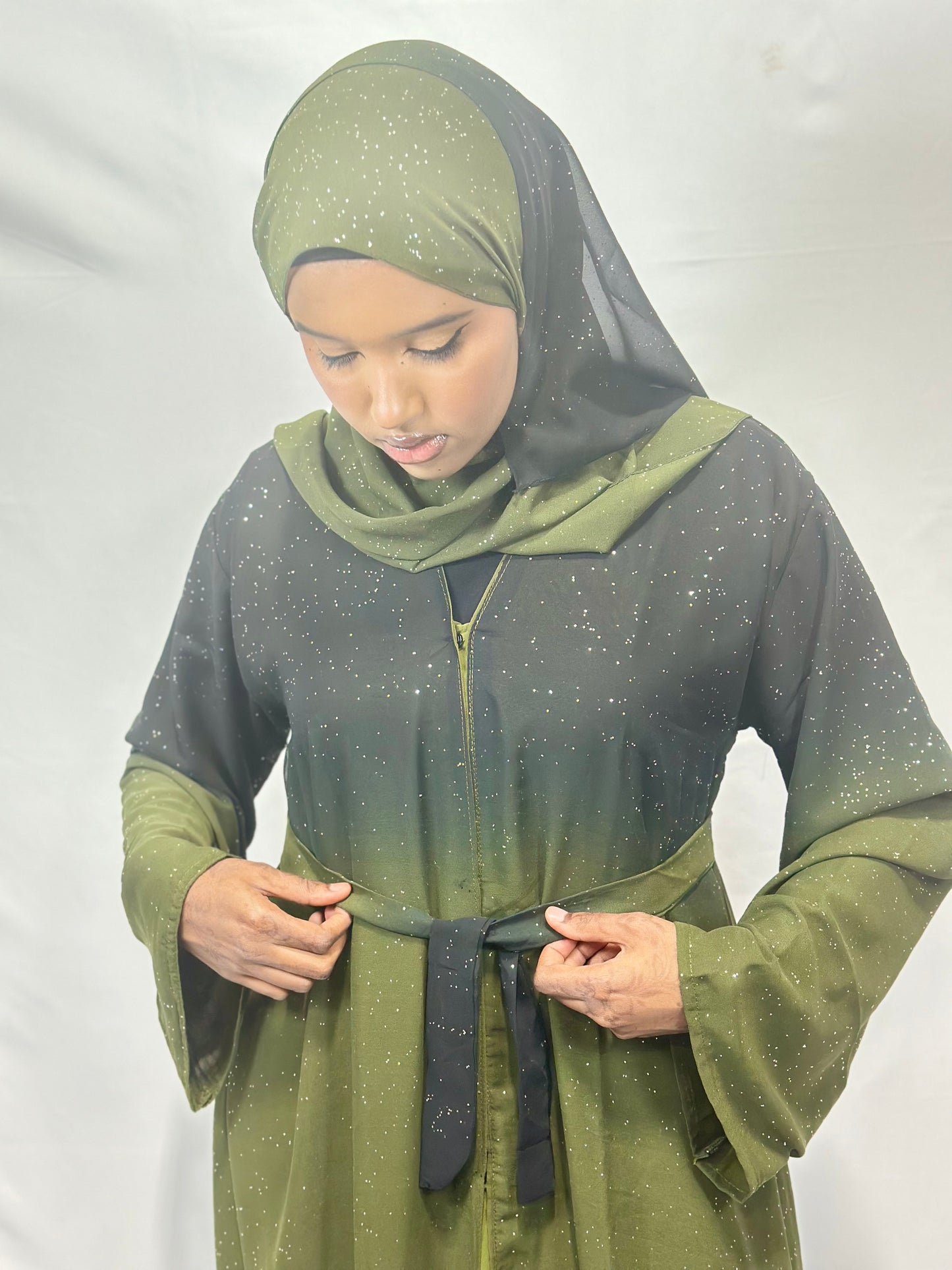 Sparkle Abaya Set