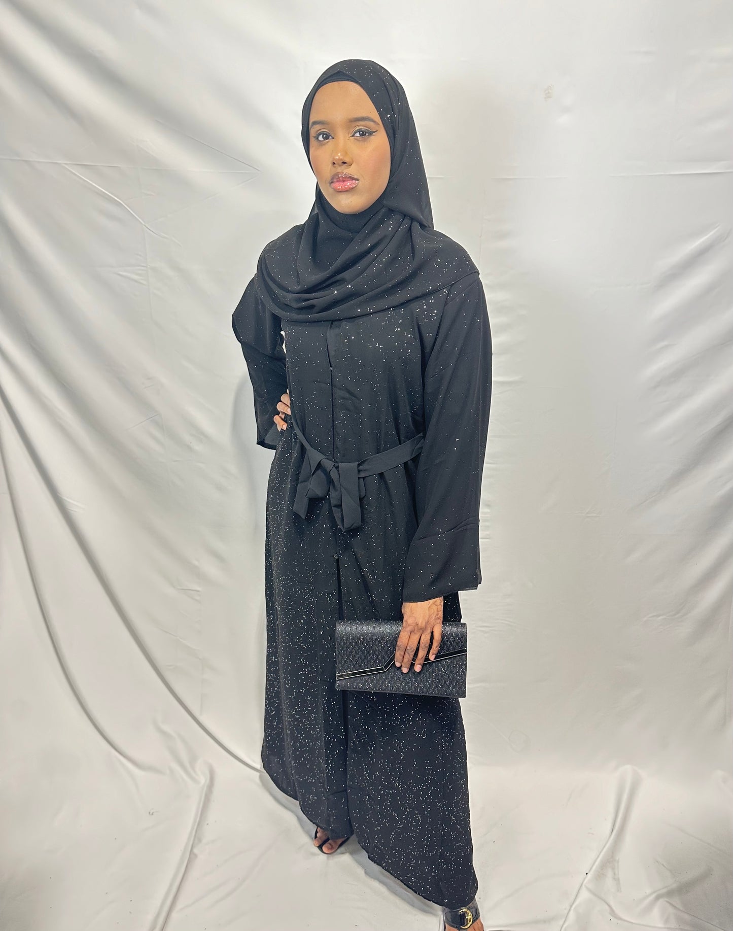 Sparkle Abaya Set